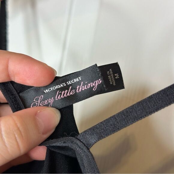 Y2K Victoria’s Secret Black Ruched Heart Bow Corset Cami Top M Pinterest Viral - Picture 6 of 7